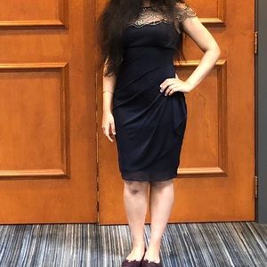 Navy blue party dress